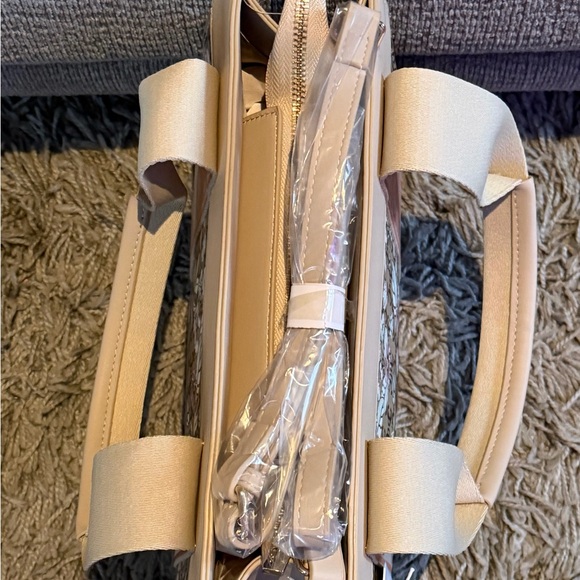 Cavalli Class Floral Logo Satchel Tote | Structured Handbag | NWT - Picture 4 of 6